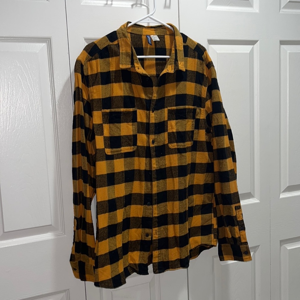 Whose ready Halloween?! Mens Long Sleeve flannel